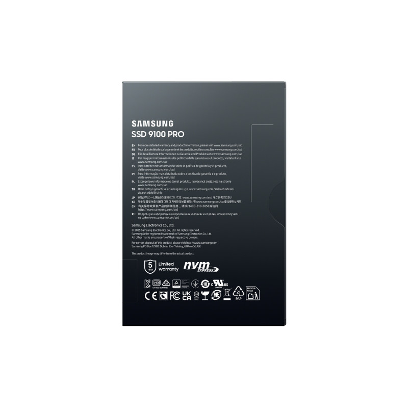 Samsung 9100 PRO/2TB/SSD/M.2 NVMe/Čierna/5R