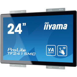 24'' iiyama TF2415MC-B2: VA, FullHD, capacitive, 10P, 350cd/m2, VGA, DP, HDMI, čierny