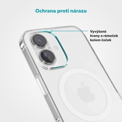 Epico Mag+ Hero kryt iPhone 16 Plus - transparentný