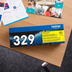 Brother TN-329Y, toner žltá, 6 000 str.