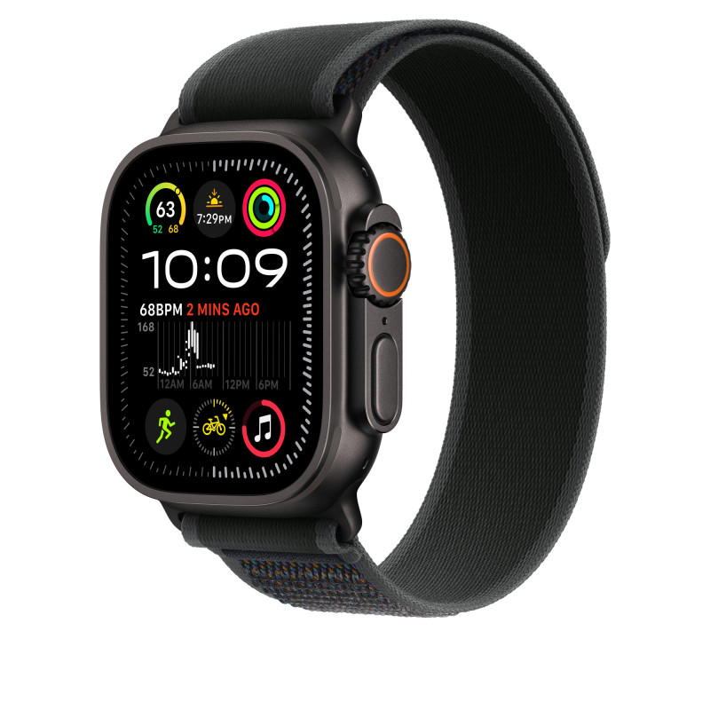 APPLE - Watch Acc/49/Black Trail Loop S-M - Black Titan