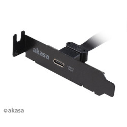AKASA - USB 3.1 gen 2 Typ C PCI záslepka low profile