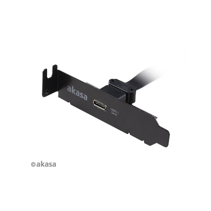 AKASA - USB 3.1 gen 2 Typ C PCI záslepka low profile