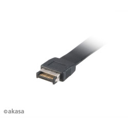 AKASA - USB 3.1 gen 2 Typ C PCI záslepka low profile