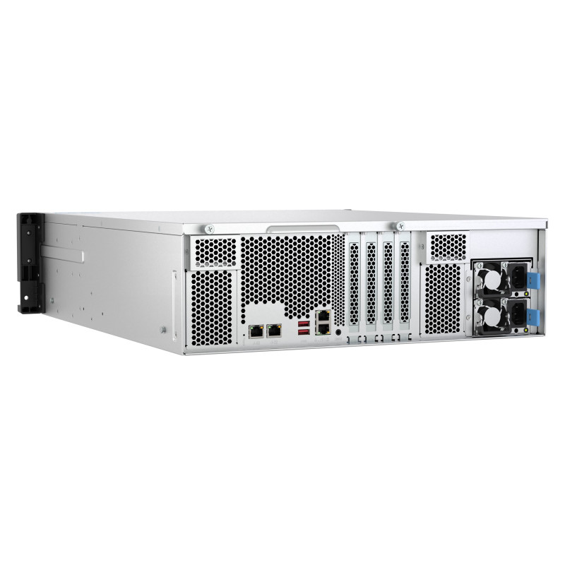 QNAP TS-h1677AXU-RP-R7-32G (Ryzen Pre 5,3 GHz, ZFS, 32 GB DDR5 RAM, 16x SATA, 2x 2,5GbE, 2x 10GbE)