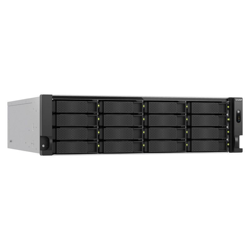 QNAP TS-h1677AXU-RP-R7-32G (Ryzen Pre 5,3 GHz, ZFS, 32 GB DDR5 RAM, 16x SATA, 2x 2,5GbE, 2x 10GbE)