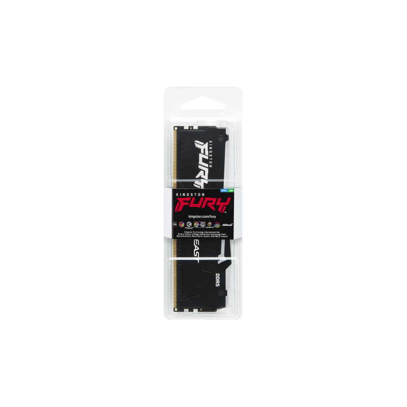 Kingston FURY Beast EXPO/DDR5/16GB/6000MHz/CL36/1x16GB/RGB/Black