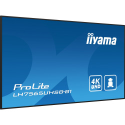 75'' iiyama LH7565UHSB-B1: IPS, 4K UHD, Android, 24/7
