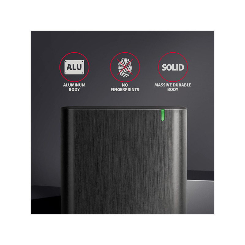 AXAGON EE25-A6M, USB 3.2 Gen 1 - SATA 6G 2.5'' kovový RAW box, bezšroubový