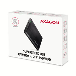 AXAGON EE25-A6M, USB 3.2 Gen 1 - SATA 6G 2.5'' kovový RAW box, bezšroubový