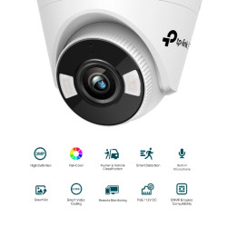 TP-LINK - VIGI C430 (4mm) 3MP Full-Color Turret Network cam.