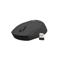 Myš Natec STORK/Kancelárska/Optická/1 600 DPI/Bezdrôtová USB/Čierna