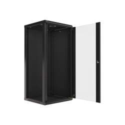LANBERG 19'' RACKOVÁ SKRIŇA PRO MONTÁŽ NA STENU 27U/600X600 (FLAT PACK) ČIERNA V2