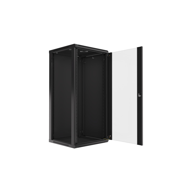 LANBERG 19'' RACKOVÁ SKRIŇA PRO MONTÁŽ NA STENU 27U/600X600 (FLAT PACK) ČIERNA V2