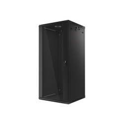 LANBERG 19'' RACKOVÁ SKRIŇA PRO MONTÁŽ NA STENU 27U/600X600 (FLAT PACK) ČIERNA V2