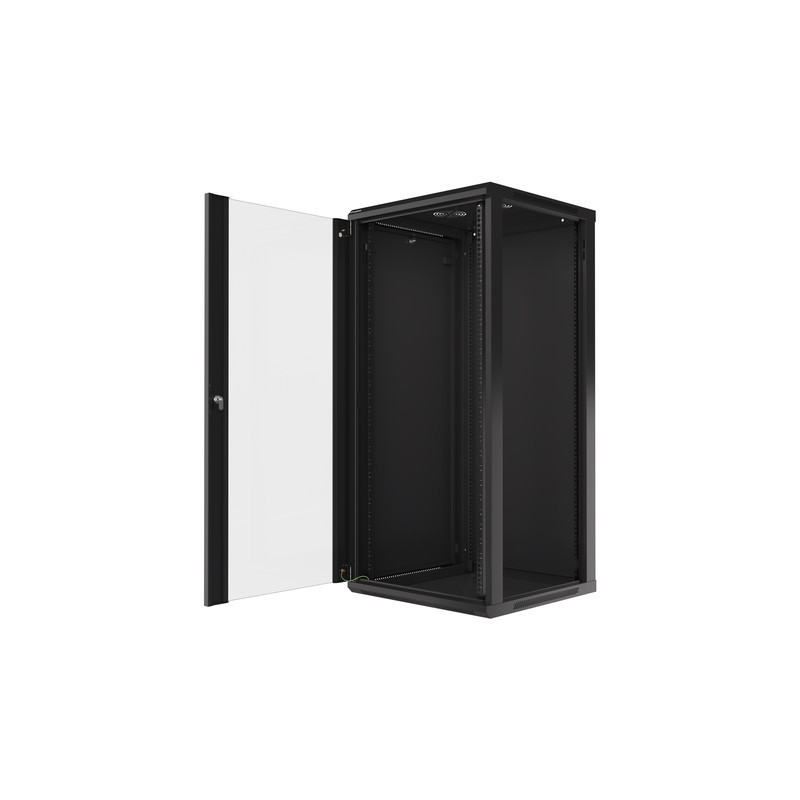 LANBERG 19'' RACKOVÁ SKRIŇA PRO MONTÁŽ NA STENU 27U/600X600 (FLAT PACK) ČIERNA V2