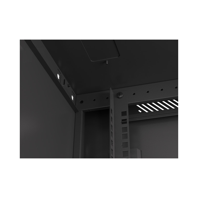 LANBERG 19'' RACKOVÁ SKRIŇA PRO MONTÁŽ NA STENU 27U/600X600 (FLAT PACK) ČIERNA V2