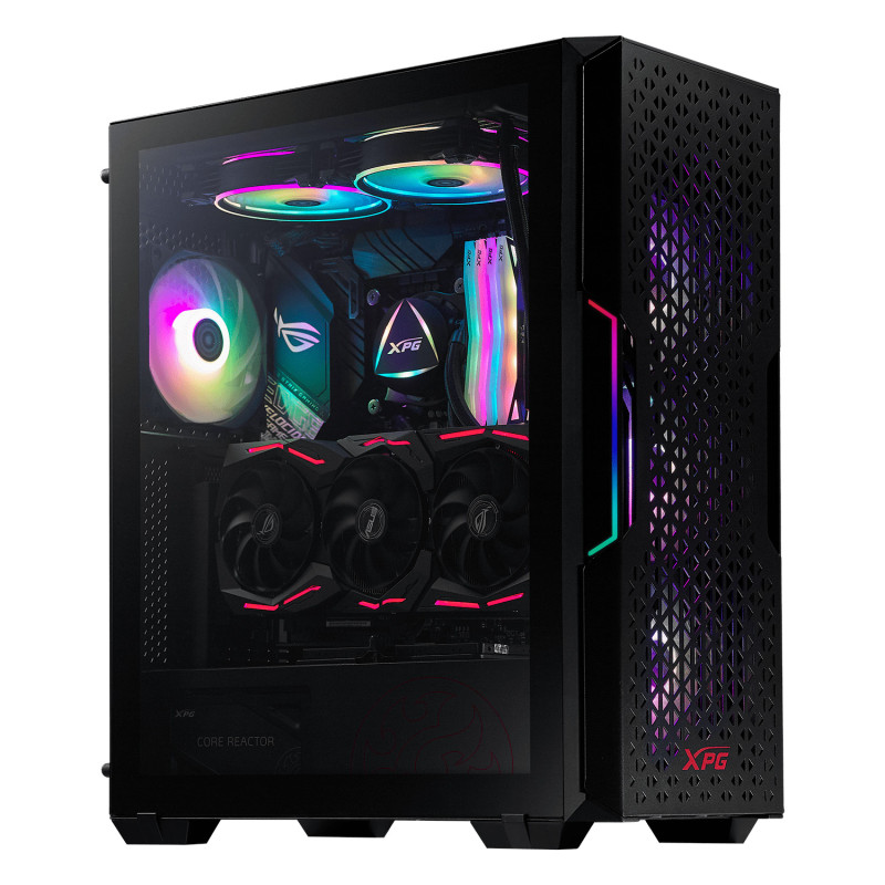 Adata XPG STARKER AIR/Midi Tower/transpar./čierna