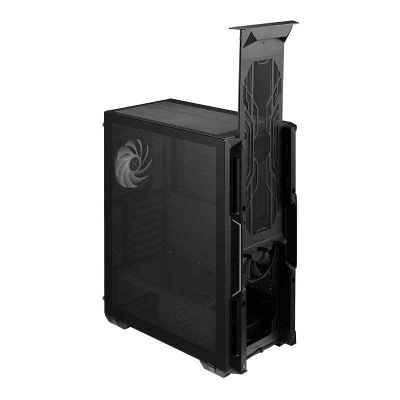 Adata XPG STARKER AIR/Midi Tower/transpar./čierna