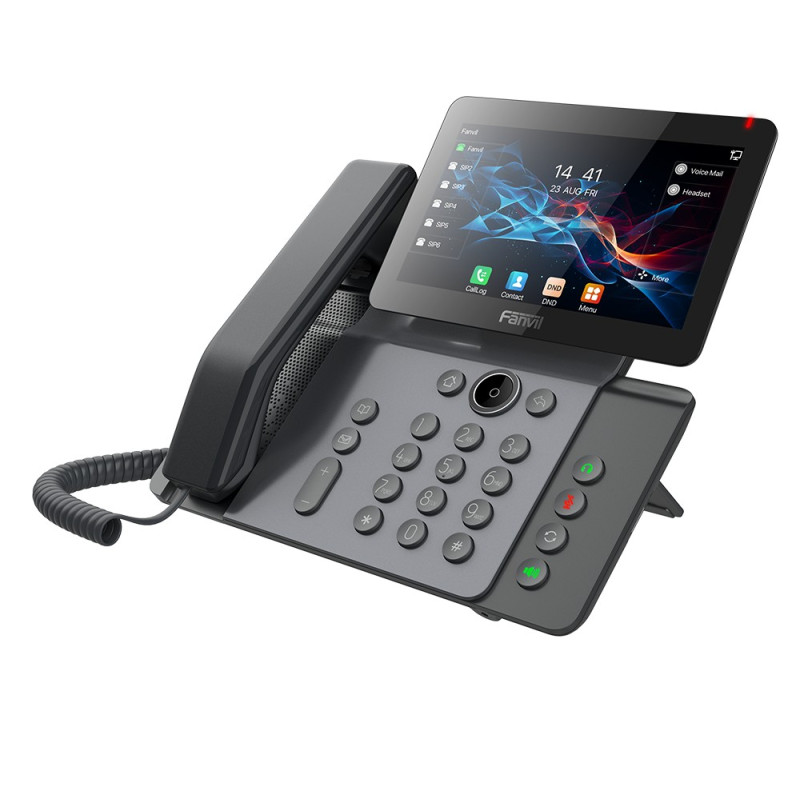 GRANDSTREAM - Fanvil V66 SIP telefón, 7'' bar.disp., WiFi, BT, dual Gbit, PoE, H.264