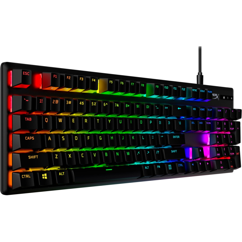 HyperX Alloy Origins PBT/Drôtová USB/US layout/Čierna