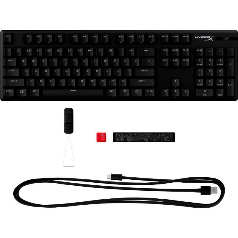 HyperX Alloy Origins PBT/Drôtová USB/US layout/Čierna