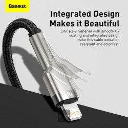 NONAME - Baseus dátový kábel Cafule USB-C/Lightning 1m PD 20W černý