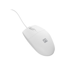 Natec optická myš RUFF 2/1 000 DPI/Kancelárska/Optická/1 000 DPI/Drôtová USB/Biela