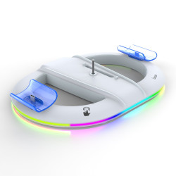 NONAME - iPega P5S045 Vertikálne Nabíjací Stojan s RGB pre PS5/PS5 Slim White