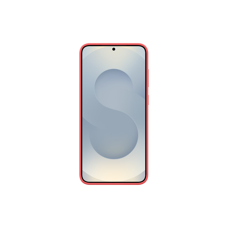 Samsung Silikonový zadný kryt pre Galaxy S25+ Red