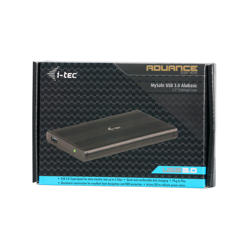 i-tec MYSAFE AluBasic 2,5'' USB 3.0 SATA Case