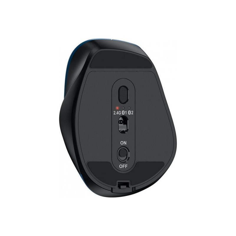 Genius Ergo 9000S/Ergonomická/Optická/Pre pravákov/2 400 DPI/USB+BT/Čierna-modrá