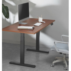 Stolová deska BR168R, 1600 x 800 x 25 mm orech pre výškovo nastaviteľné podnože Brateck