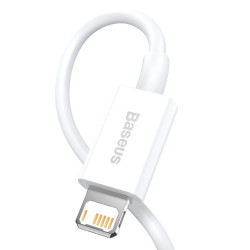 NONAME - Baseus Dátový kábel Superior Series USB/Lightning 1m (2.4 A) biela