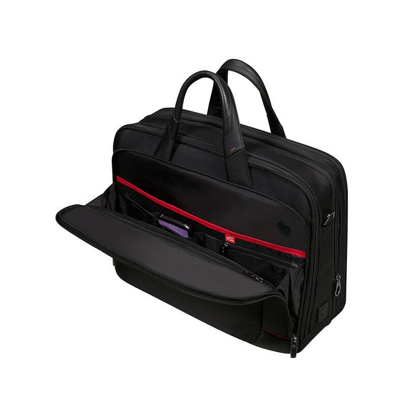 Samsonite PRO-DLX 6 Bailhandle 17.3'' EXP Black