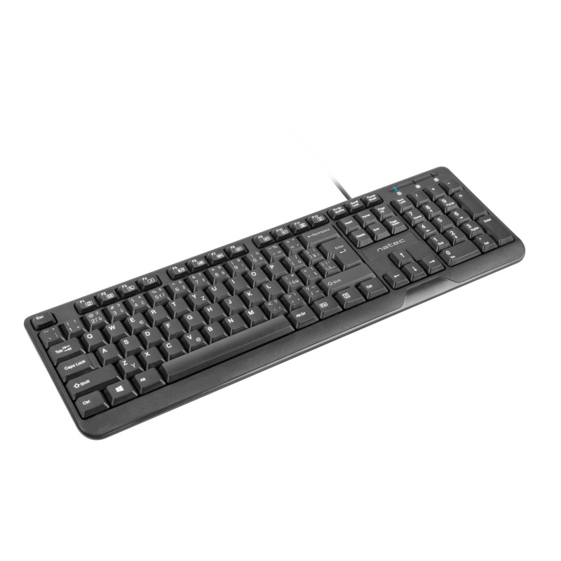 Natec Trout/Drôtová USB/ CZ- SK layout/Čierna
