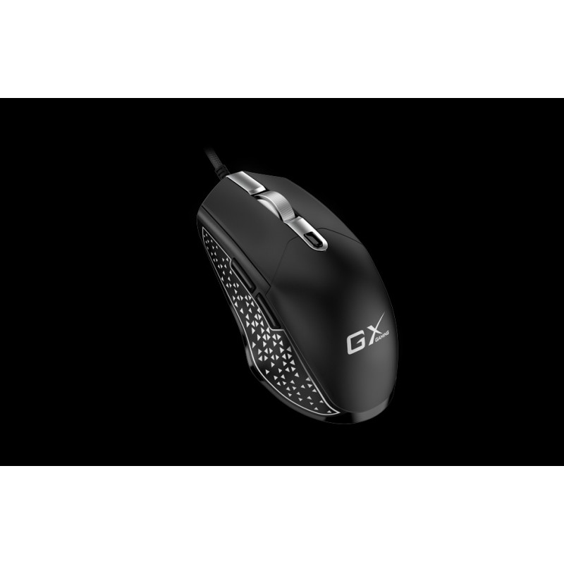 Genius Scorpion M705/Herná/Optická/Pre pravákov/7 200 DPI/Drôtová USB/Čierna