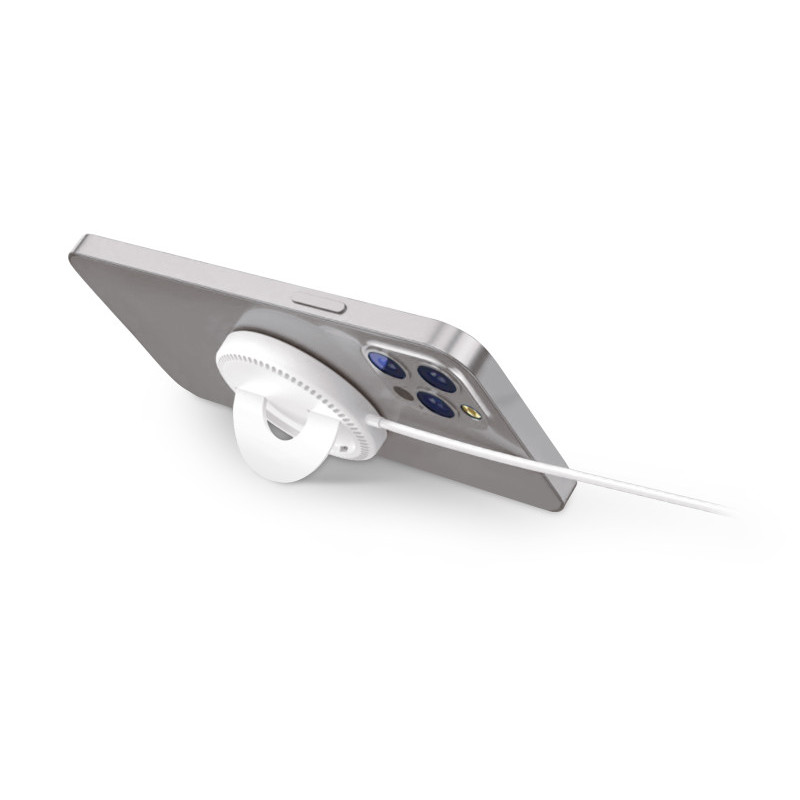 ALIGATOR bezdrôtová nabíjačka ALIGATOR Mag-Pad, určené pre MagSafe, 15W, biela