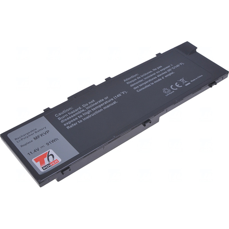 Batérie T6 Power pre Dell Precision 15 7510, 7520, 17 7710, 7720, 7900mAh, 91Wh, 6cell, Li-pol