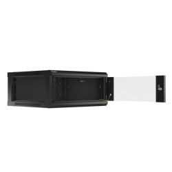 LANBERG RACKOVÁ SKRIŇA 19'' PRO MONTÁŽ NA STENU 4U/600X600 (FLAT PACK) V2 ČIERNA