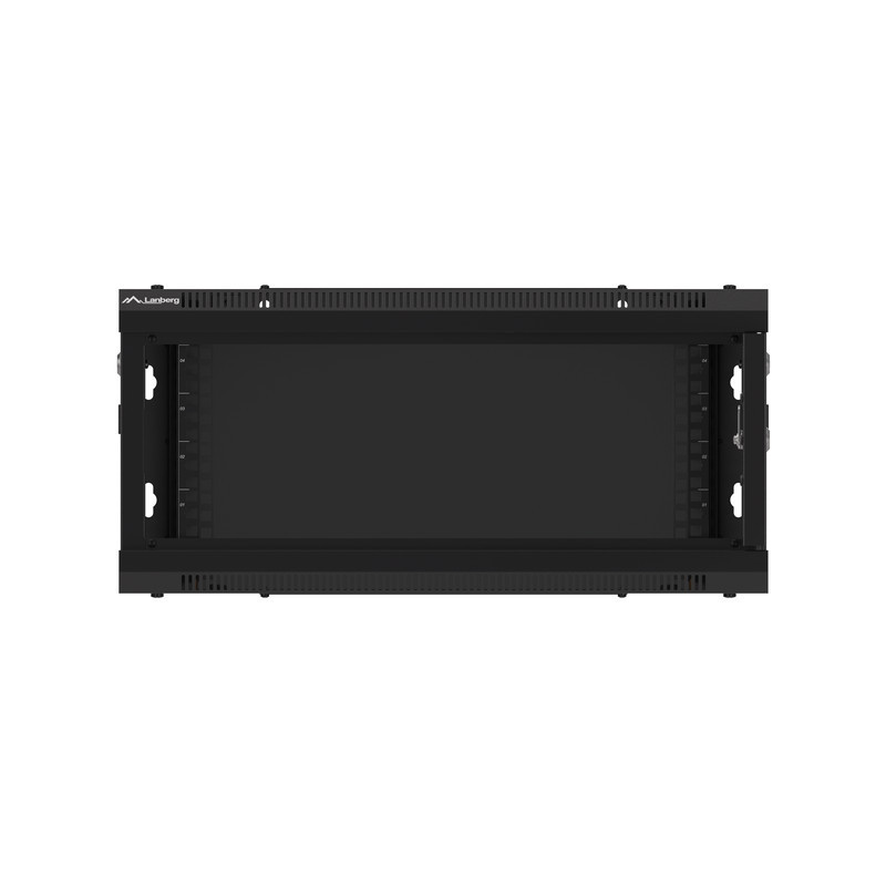 LANBERG RACKOVÁ SKRIŇA 19'' PRO MONTÁŽ NA STENU 4U/600X600 (FLAT PACK) V2 ČIERNA