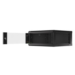LANBERG RACKOVÁ SKRIŇA 19'' PRO MONTÁŽ NA STENU 4U/600X600 (FLAT PACK) V2 ČIERNA