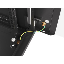 LANBERG RACKOVÁ SKRIŇA 19'' PRO MONTÁŽ NA STENU 4U/600X600 (FLAT PACK) V2 ČIERNA