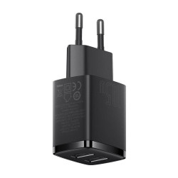 NONAME - Baseus nabíjačka do siete Compact 2xUSB 10,5W čierna