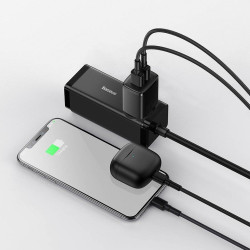 NONAME - Baseus nabíjačka do siete Compact 2xUSB 10,5W čierna