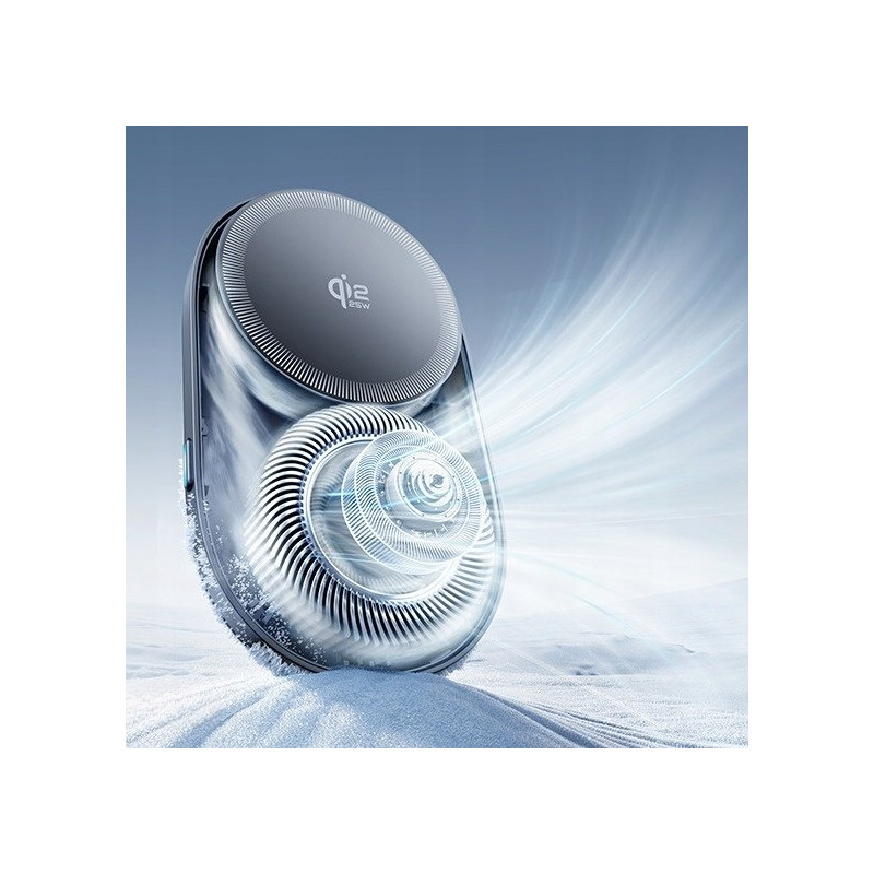 NONAME - Baseus PrimeTrip VC2 Pro Cooling Magnetický Držiak do Autá s Bezdrôtovým Nabíjaním 25W Cosmic Black
