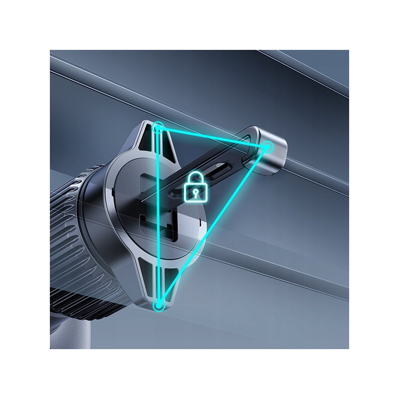NONAME - Baseus PrimeTrip VC2 Pro Cooling Magnetický Držiak do Autá s Bezdrôtovým Nabíjaním 25W Cosmic Black