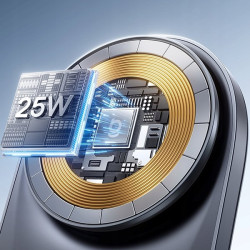NONAME - Baseus PrimeTrip VC2 Pro Cooling Magnetický Držiak do Autá s Bezdrôtovým Nabíjaním 25W Cosmic Black