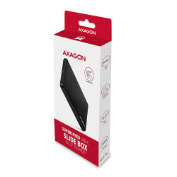 AXAGON EE25-SLC, USB-C 3.2 Gen 1 - SATA 6G 2.5'' SLIDE box, bezšroubový, čierny