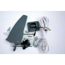 EVOLVEO Shark, aktívna vonkajšia anténa DAB+/DVB-T2, filter LTE,4G,5G